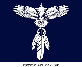 águila calva con logo