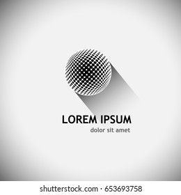 Logo ball. Vector