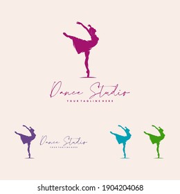 Logo for a ballet or dance studio