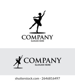 Logotipo para um design de logotipo de balé ou estúdio de dança
