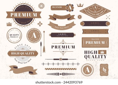 Logo and banner design elements
