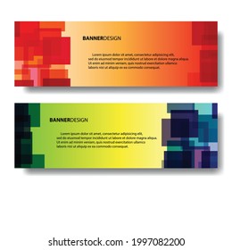 pancarta de logotipo con varios modelos