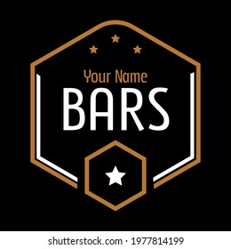 logo bar design vector eps file