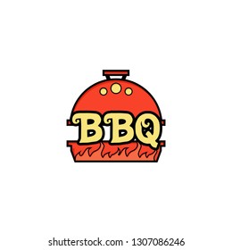 the logo of a barbecue restaurant