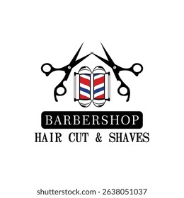logo for barber shop vector illustration.
