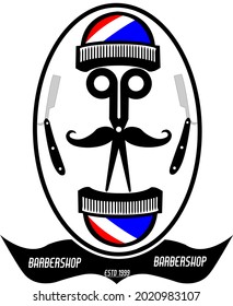 Logo For a Barbershop Company 