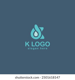 A logo based on letter K for your company.