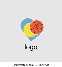 
Logo basketball and country flags