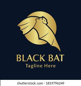 The logo of a bat