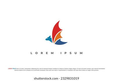logo bat animal media colorful night nocturnal