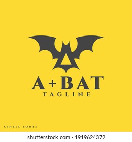 logo A and bat are very simple so they are memorable. Suitable for brand logos with the initials letter A and bat