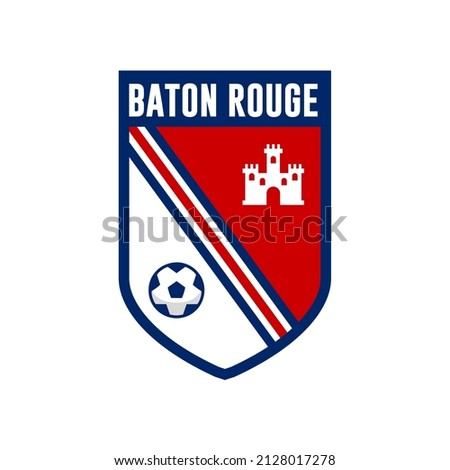 Logo Baton Rouge, Louisiana, USA Soccer Team