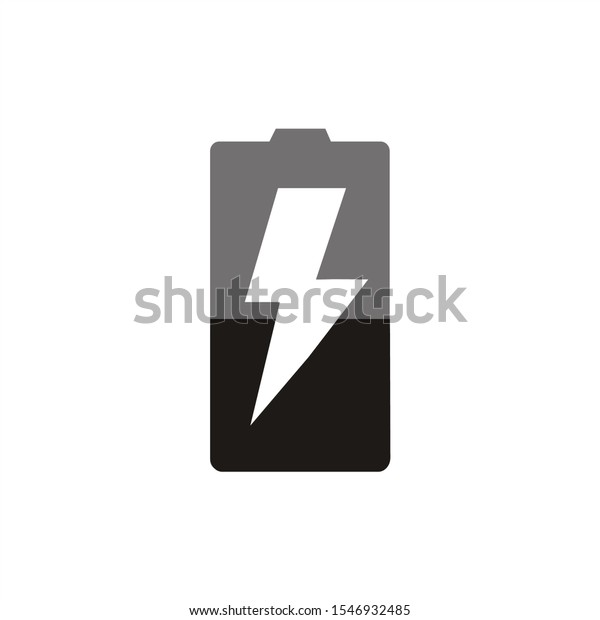 logo battery charger phone\
vector