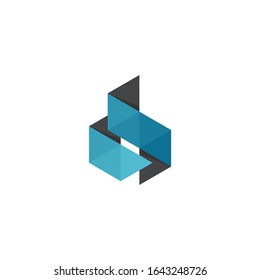 logo bc diseño hexagonal gráfico moderno