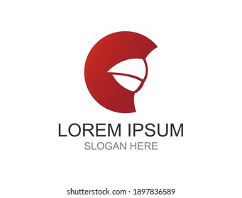 The logo is a beak and a bird's head
