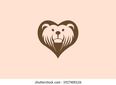 logo bear with chocolate love