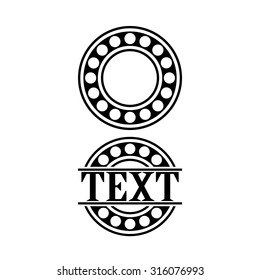 logo bearing. with space for text