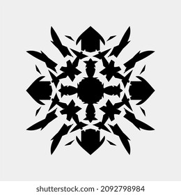 logo beautiful floral mandala art