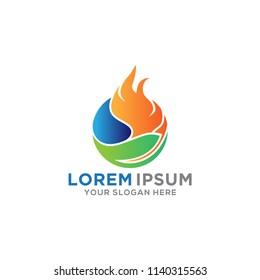 Logo Beautiful Nature Icon Element Template Design Logos
