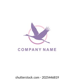 logo with a beautiful and simple bird symbol, suitable for various companies, housing, real estate, finance, brokers, loans and other types of companies