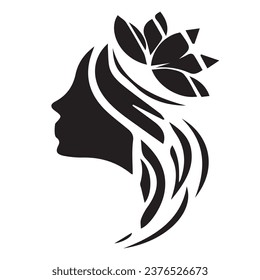 logo beauty editable with white background