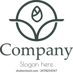 logo for beauty salon, spa salon, yoga, health food store