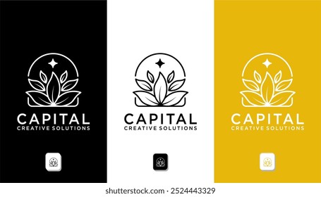 Logo beauty and spa business identity creative