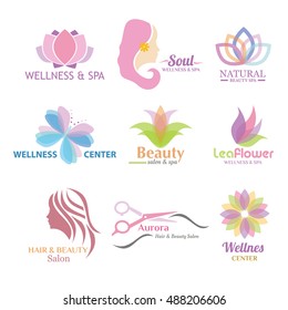 Logo Beauty Spa and Salon Woman Hair and also Salon