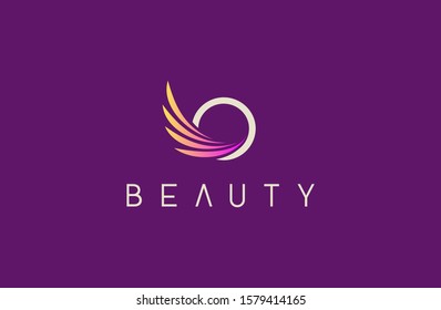 logo beauty vector, symbol design icon, fashion, spa, woman, salon, cosmetic, concept template business