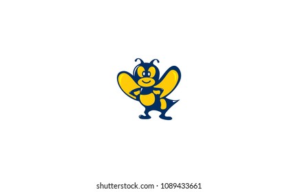 logo bee characters