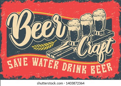 Logo for beer bar with bottle and glass on white background. All elements and text are in a separate group.