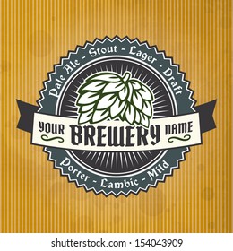 logo beer german label oktoberfest retro banner retro styled label of brew good as a template of advertisement editable layered vector logo beer german label oktoberfest retro banner classical froth r