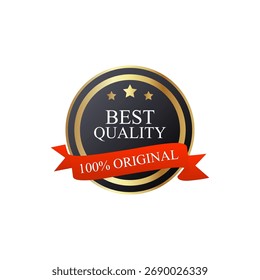 Logotipo de mejor calidad Vector de etiquetas 