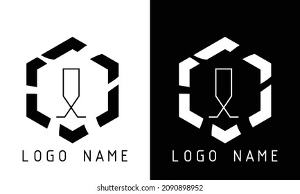 logo, beverage company brand vector business graphics
