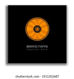 a logo with a bewitching eye shape