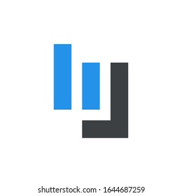 Logo BG Design Vektorillustration Moderne Grafik