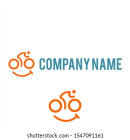 logo for bicycle event, bicycle equpment brand, or bicycle community