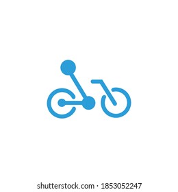 logo bicycle icon tempelt vector