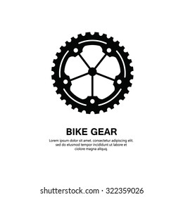 Logo Bike Gear vector
