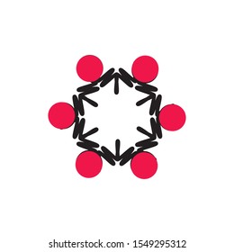 logo bird abstract acceccoris desugn template