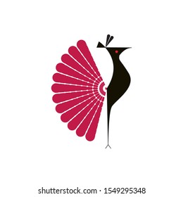 logo bird abstract acceccoris desugn template
