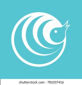 logo bird in the circle