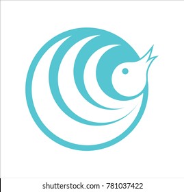 logo bird in the circle
