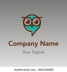 logo for bird farm business. vector illustration