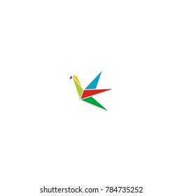 logo bird geometric
