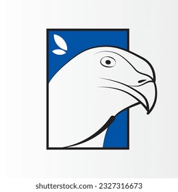 Logo Bird Head Eagle Desain Vector