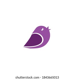 logo bird icon templet vector