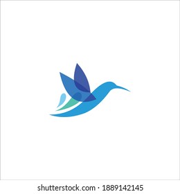logo bird icon templet vector