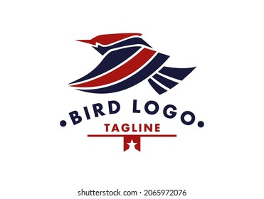 Logo Bird With Modern Design For Brand And Clothing