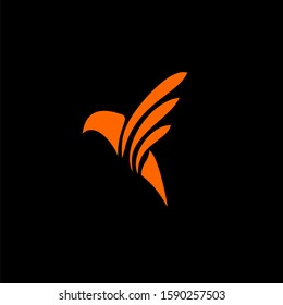 logo bird simple design template
